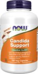 NOW Foods Supplements, Candida Support with Pau D'Arco, Oregano Oil, Black Walnut & Caprylic Acid, 180 Veg Capsules