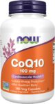 NOW Coq10 100 mg,180 Veg Capsules