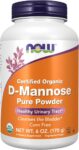 NOW Foods Supplements, D-Mannose Powder, Non-GMO Project Verified, Healthy Urinary Tract*, 6-Ounce